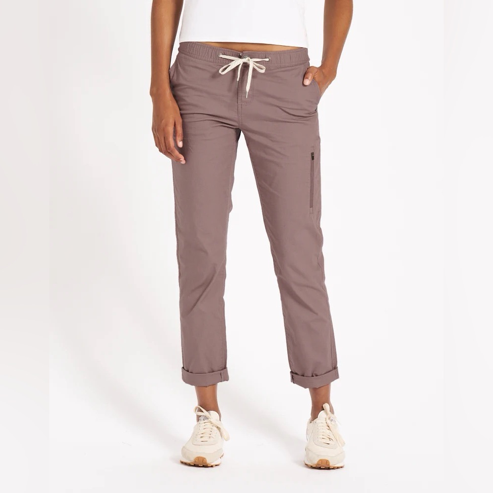 Vuori Ripstop Pant: Women’s DuraTera Pants Hazel small - Picture 9 of 12